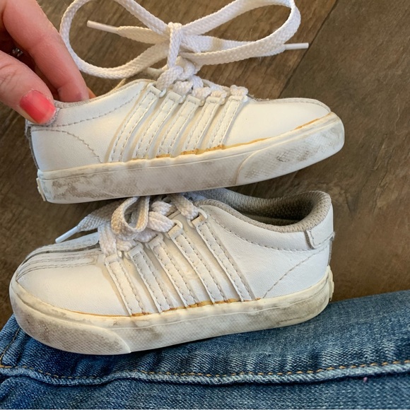 K Swiss white toddler sneaker - Picture 5 of 9